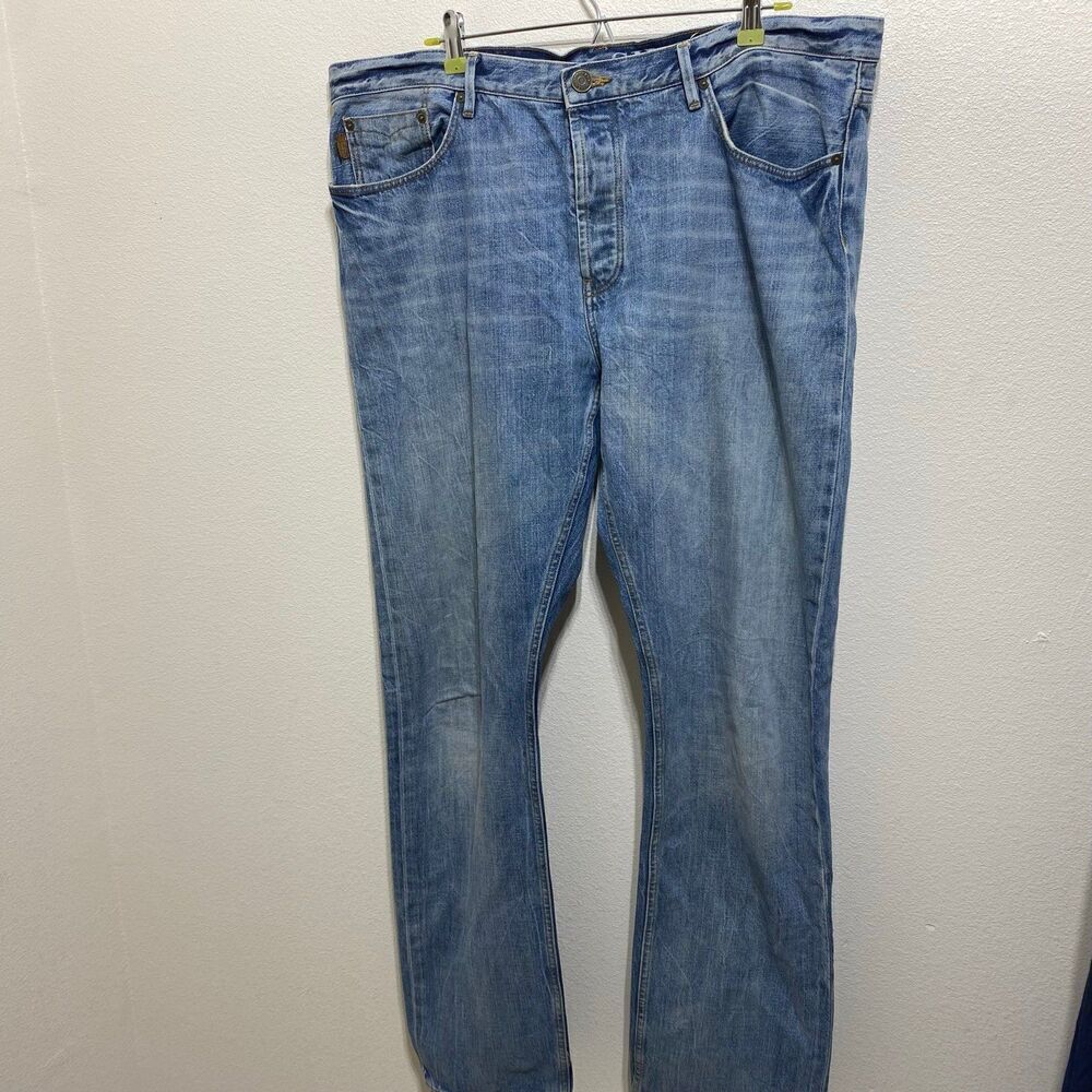 BURBERRY BRIT Men's Steadman SLIM Denim Jeans Button Fly 40"W 34L